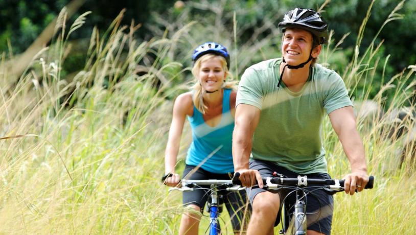 Cykling tæt på naturen