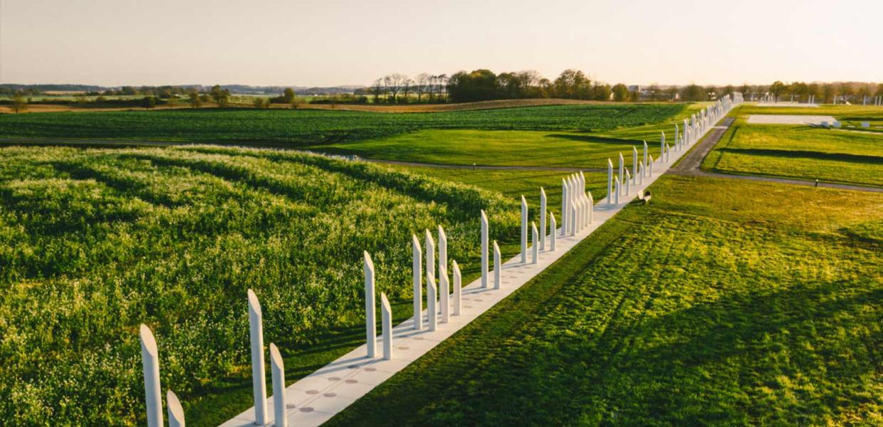 Den lange hvide pallisade